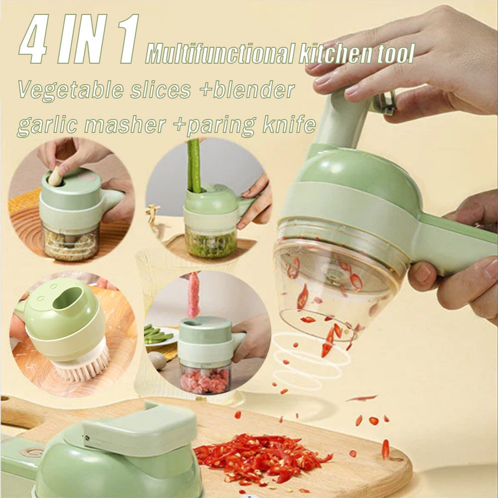 Multifunctional Electric Vegetable Slicer Kitchen Fruit Salad Cutter