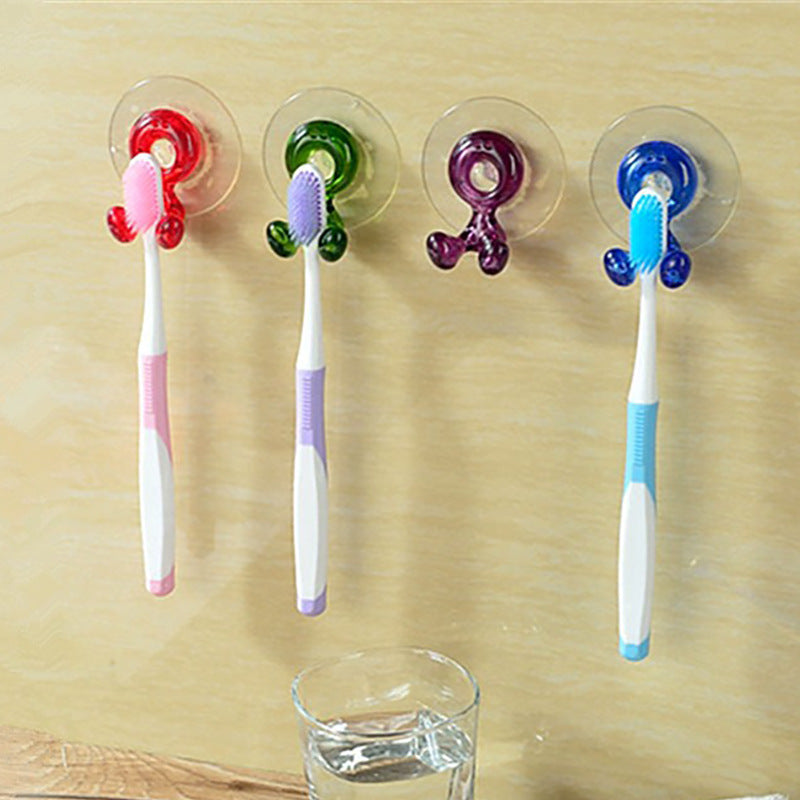 Household Suction Cup toothbrush Holder