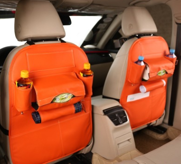 car seat storage leather bag box