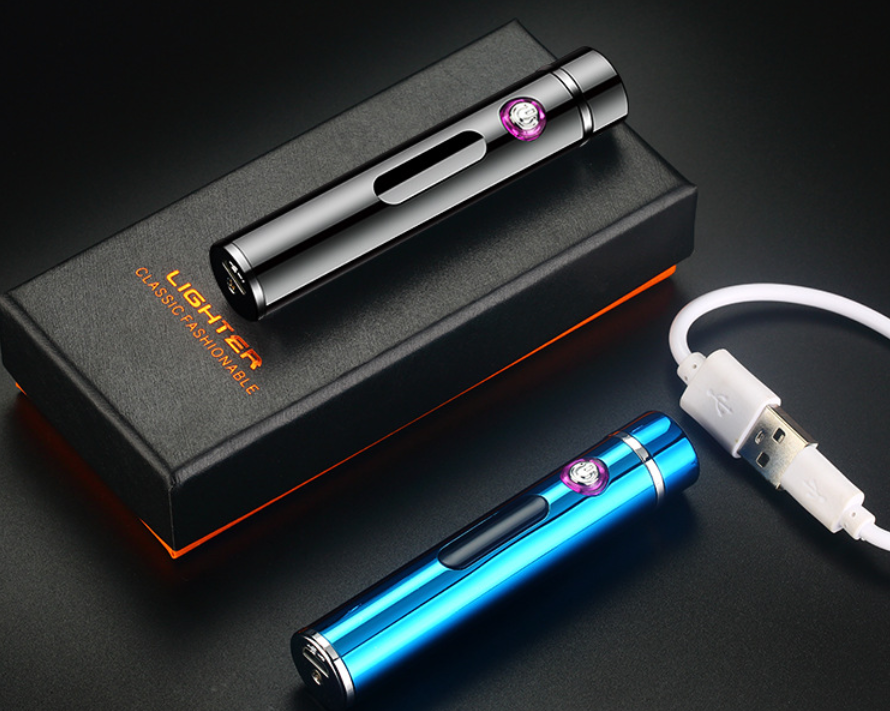 Electric Metal Smoking  Rechargeable USB Lighter