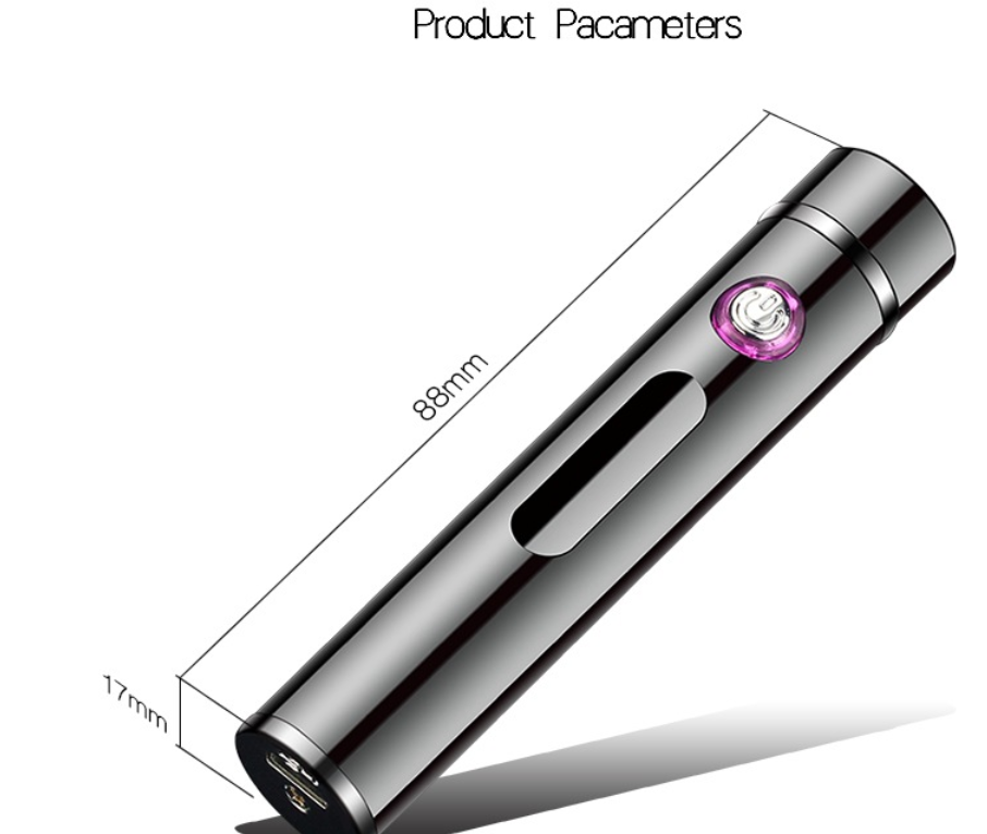 Electric Metal Smoking  Rechargeable USB Lighter