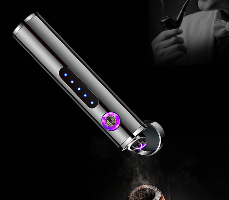 Electric Metal Smoking  Rechargeable USB Lighter