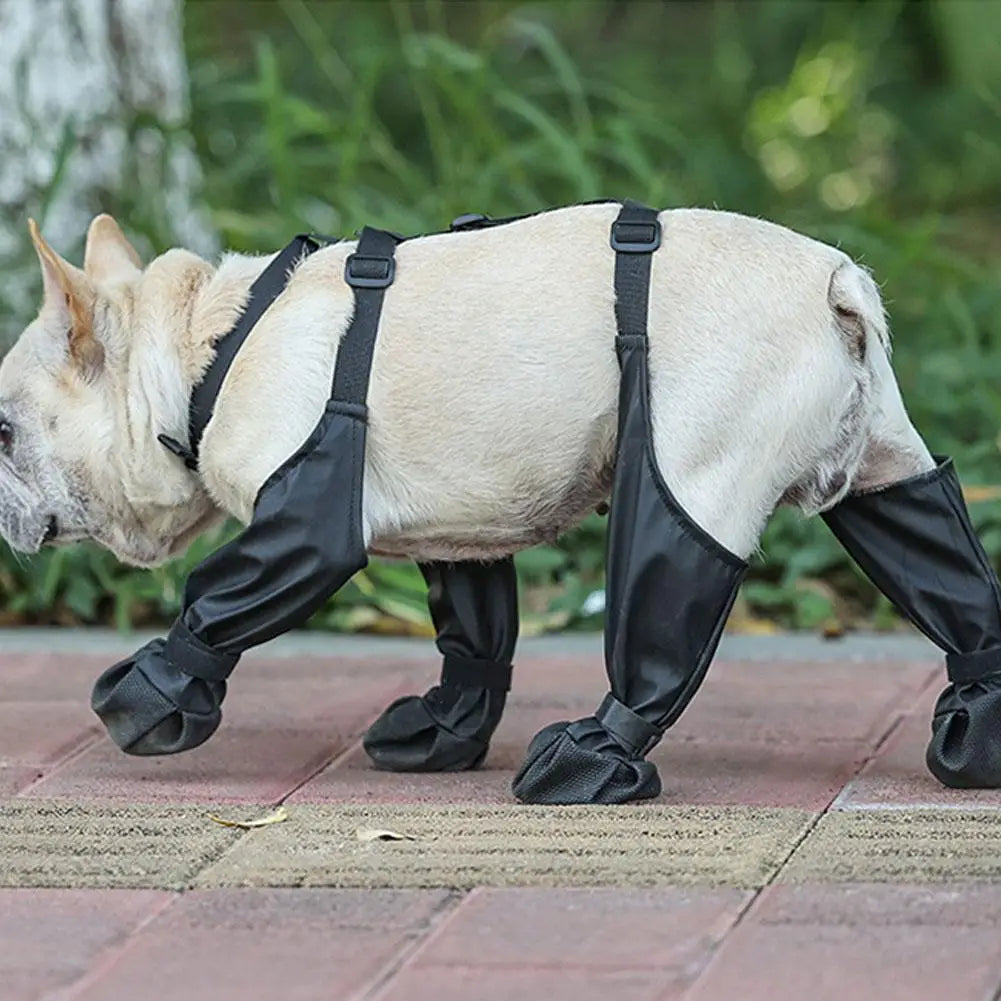 Anti-slip dog boots