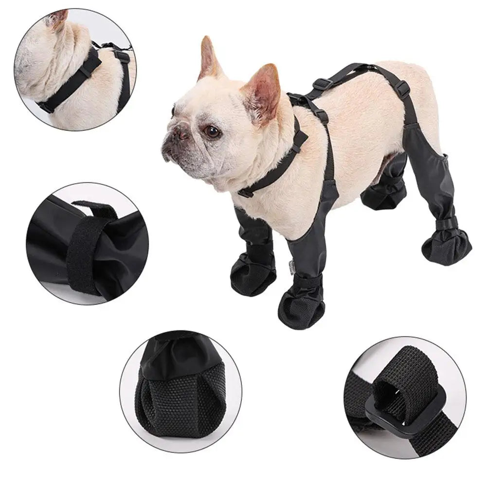 Anti-slip dog boots